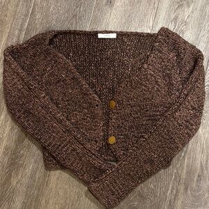 Vince Chocolate Brown Women's Cardigan